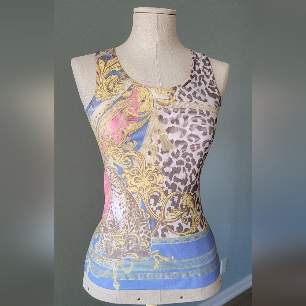 Mendocino Stretch Racerback Printed Tank